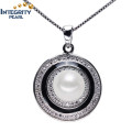 Cheap and Simple Design Pearl Pendant 9-10mm AAA Freshwater Pearl Pendants Wholesale